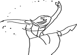 Digital Painting of a Dancer